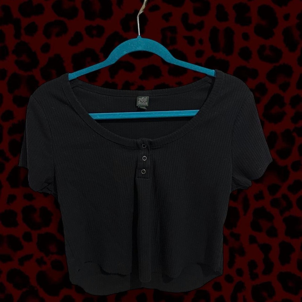 Black Crop Top